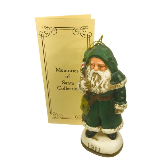 Vintage Christmas Reproductions Memories Of Santa Ornament 1911 Preowned In Box - Picture 2 of 9